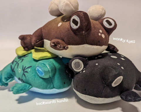 Onion Frog Plush 