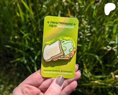 Cheese Sandwich - February 24 Frog Patreon Pin