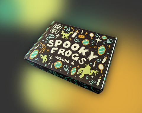 Spooky Frog Box Vol.4 - 13 Day Halloween Advent Calendar - enamel pins, stickers, stationery and more!